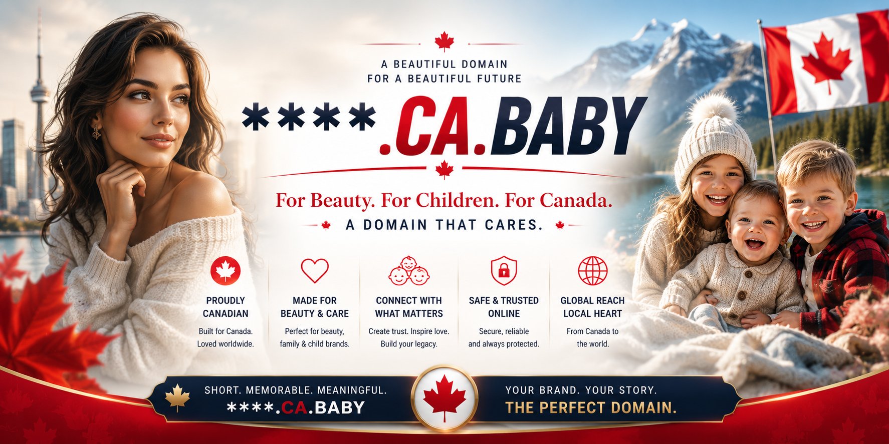 Promotional banner for ca.baby